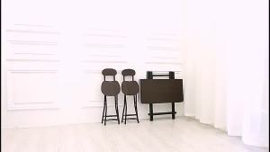 Dining Chair Home Round Folding Chair Makeup Chair Computer Chair Foldable Metal Office Chair