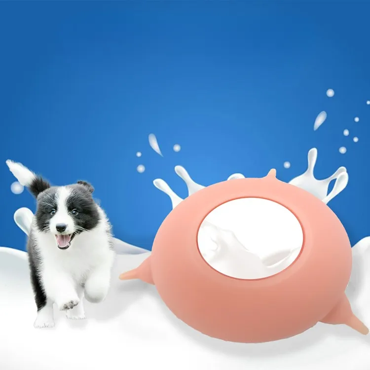 [HATELI]Cat and dog bionic automatic silicone feeding artifact pacifier  feeding water feeding cat and dog feeding bottle pet milk bowl sucking  feeding
