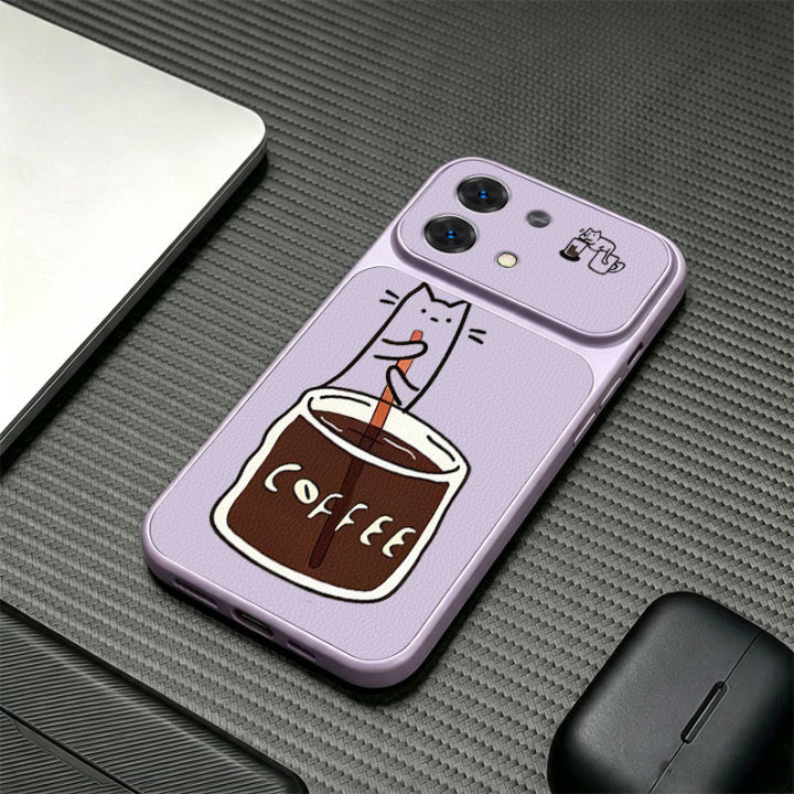 PBZZ%20Case%20for%20REDMI%20NOTE%2013%204G%20REDMI%20NOTE%2013%20PRO%205G%20phone%20casing%20Softcase%20shockproof%20Cover%20new%20design%20aesthetic%20cute%20Coffee%20cat%20for%20girls%20purple%20KNKFCM3%20-%20Image%202