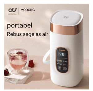 MODONG Cangkir Boiler Ketel Portabel Termostat Kapasitas Besar Cangkir Air Panas Listrik Cangkir Isolasi Pemanas Ketel Perjalanan SUS316