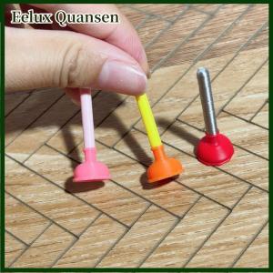 Eelux 5pcs Dollhouse phòng tắm DIY phụ kiện nhà vệ sinh pit tông mini nhà vệ sinh hút cup Mô hình búp bê nhà thu nhỏ bé giả vờ đồ chơi