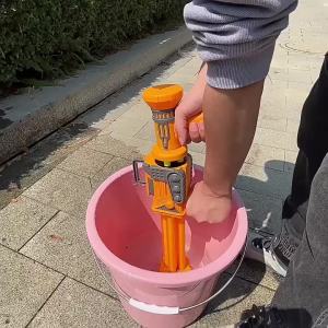 LZD  Summer Large Childrens Pull-out Water Toy Porous Water Cannon Drifting Beach Water Stall Toy