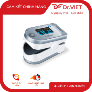 Máy Đo Nồng Độ Oxy Trong Máu SPO2 Và Nhịp Tim Beurer PO60 - Màn Hình Led - Bảo Hành 24 Tháng