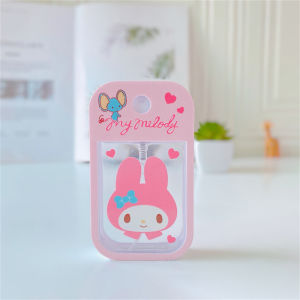 50ML Sanrio Filling Bottle Cute Hello Kitty Cinnamoroll Kuromi Perfume Alcohol Dispenser Refillable Containers Bottle Gifts