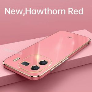 Case Vivo Iqoo 12 Silikon Square Aesthetic Mewah Premium Plating List Gold Crom Soft Casing Handphone