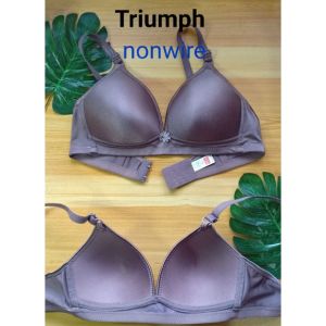 NO WIRE HIGH QUALITY BRA TRIUMPH (like) SIZE 34 TO 40 (PLEASE ADD SIZE- refer to SIZE CHART) Comfortable Breathable T-Shirt Bra for Women and Girls