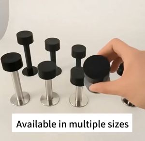 Self Adhesive Door Stop Rubber Door Buffer Wall Mounted Silent Door Stopper Home Door Stopper