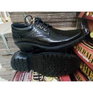 K266  SEPATU KULIT ASLI PRIA MEDALI PANTOFEL FORMAL DINAS KANTOR KERJA PNS ASN PEGAWAI GURU