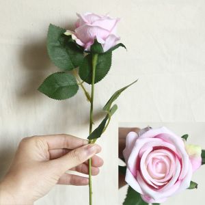 1x 51cm Pearl Rose Artificial Flower Wedding Decoration Bouquet Home Decoration Artificial Rose