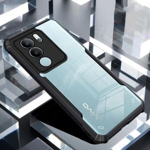 Acrylic Casing For Vivo Y19S VivoY19S Y19 S 4G Clear Phone Case Shockproof Cases Lens Protection Bumper Casing Back Cover