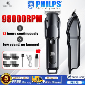 【10 -year warranty】Men Hair Shave Trimmer 98000RPM Clipper Rechargeable Cordless with LED Digital Hair Clipper for Man