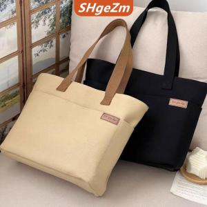 [COD] SHgeZm New Canvas Tote Túi cho phụ nữ công suất lớn duy nhất Vai Túi sinh viên các lớp học đi lại mang túi Phụ nữ túi xách giản dị