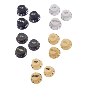 Guitar Control Knobs Set Guitar Arm Knobs Ergonomic Guitar Knobs for Electric Guitar Volumes and Tone Replacement