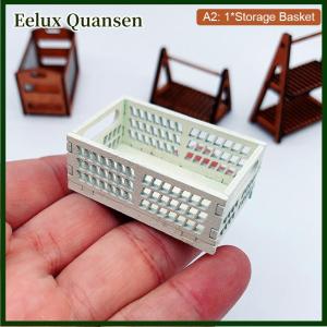 Eelux 1 12 Dollhouse Mini lưu trữ giỏ búp bê nhà bánh mì thực phẩm Giỏ Dollhouse trang trí phụ kiện