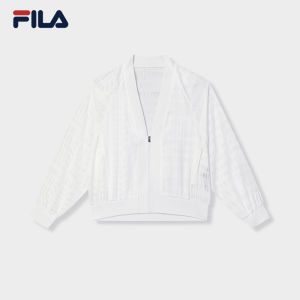 FILA CORE LIFESTYLE HERITAGE Women Woven Cardigan (White)