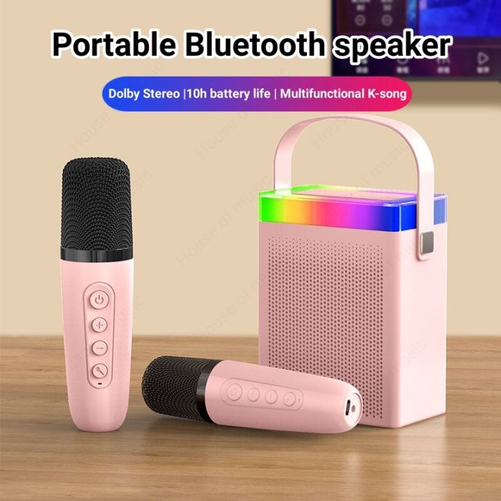 Portable Bluetooth Speaker Home Theatre System Outdoor Karaoke