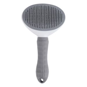 Pet Wonderland Pet One-Click Hair Removal Comb Button Brush Grooming Cleaning Massage Tool Fluffy Hair Brush