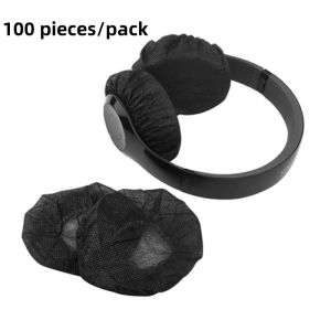 100Pcs Headphone Covers Sanitary Nonwoven Headset Earmuff Dust Proof Headphone Ear Covers