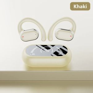 NEW Bone Conduction Earphone Bluetooth 5.3 Ear Clip on Ear Earring Wireless Headphones Sports Headsets Ear Hook with Mic