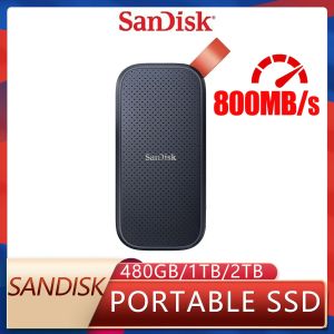 Sandisk E30 High Speed Portable SSD for Laptop Desktop - External Solid State Disk 480GB 1TB 2TB 4TB 6TB 8TB 10TB Original