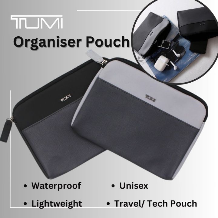 TUMI Delta Airlines Travel Pouch Organizer Cosmetics Make Up Wash Bag