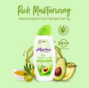 Marina Natural Hand and Body Lotion 190ml