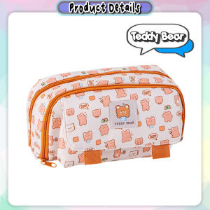 [iRojak] Cute Large Pencil Case Multi Layer Pencil Case Zipper Pencil Box 铅笔盒 Beg Alat Tulis Kotak Pensil - ST65