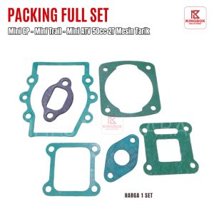 Perpak Paking Mini GP Trail ATV 50cc 2T Mesin Tarik Full Set