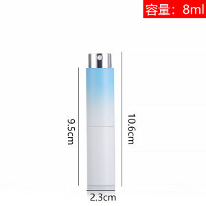 8ML Mini Perfume Atomizer Bottles Gradient Rotating Empty Refillable Travel Perfume Sprayer Portable Leak Proof Spray Container
