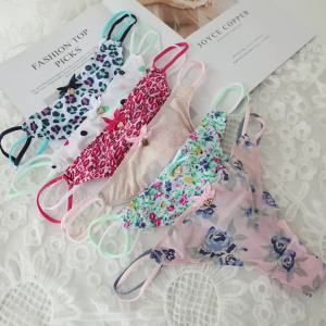 New Solid Nylon Direct Selling Girls Panties Briefs Young Girl Underwear Leopard 7pc/lot2026