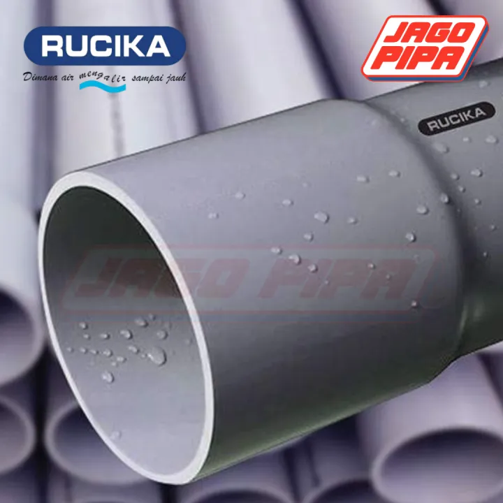 Rucika%20Pipa%20JIS%20AW%201%20Inch%20Pipa%20PVC%20Air%20Bersih%20MOF%20Abu%204%20Meter%201"%20Paralon%20Abu%20-%20Image%202