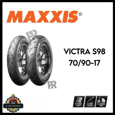 [Maxxis] Victra S98 F1 Tubeless Tyre Tayar60/80 70/90 70/80 80/90 90/80 110/70 120/70 130/70 140/70 Y15ZR LC135