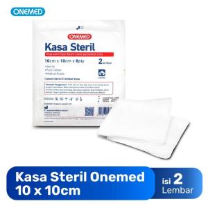 Kasa Steril 10 x 10 cm OneMed 8 ply Isi 2 Lembar