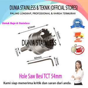 Hole Saw Besi TCT 54mm pembolong lubang