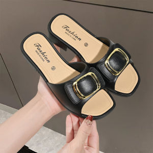 [Free Shipping] Womens New Versatile Fashionable Summer Outdoor Sandals Non-Slip Wedge Heel Slippers for Women
