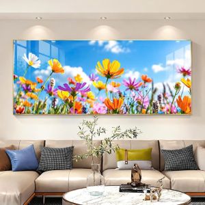 Tranh Vườn Ngập Tràn Hoa Lá Tranh Canvas Tranh Tráng Gương Tranh Trang Trí Phòng