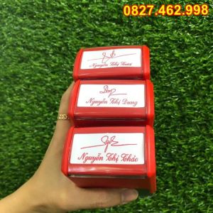 Con dấu chữ ký chức danh sắc nét khắc theo yêu cầu