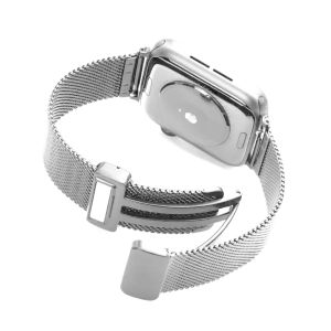 Magnetic Buckle Band Compatible with apple watch band Series 10 9 8 7 6 5 4 SE Ultra 2 49mm Metal stainless steel bracelet Compatible with apple watch strap 46mm 45mm 44mm 42mm 38mm 40mm 41mm Milanese Strap
