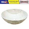 Ceramax Wastafel Atas Meja Savana H310C03 Coklat. 