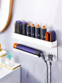 Suitable for Dyson Airwrap Wall-Mounted Shelf Dryer and Hair Curler Holder Storage Rack Hair Care Tool Organizer Stand Bracket. 