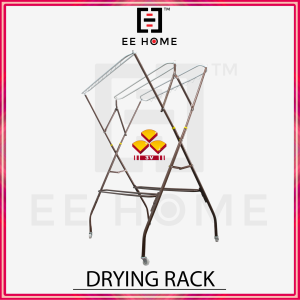 EEHOME Foldable Mobility Laundry Drying Rack Clothes Hanger Clothing Drying Rack Rak Penyidai Baju 晾衣架 - 4PA