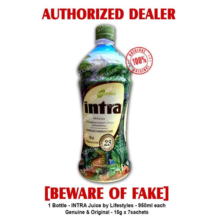 Intra Juice by Lifestyles 950ml each bottle Authentic High Prestige