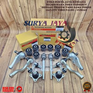 1PAKET BUSHING ATAS BAWAH RACK END LINK STABIL BALL JOINT TIE ROD MITSUBISHI TRITON PAJERO 2014 KEBAWAH
