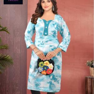 M(38) to 11XL(62) Plus Size / Exclusive Rayon Floral Printed Kurti Tops for Women Readymade by Zweedy Mart