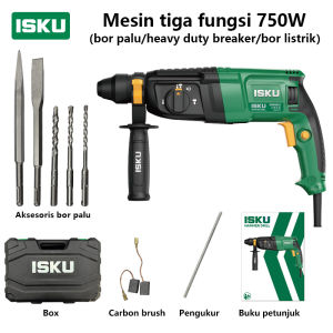 ISKU hammer drill mesin bor tembok 750w/1050w beton listrik electric hammer rotary