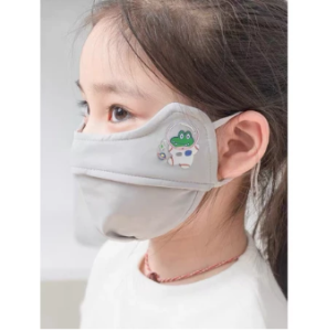 Khẩu Trang Chống Nắng Trẻ Em Cao Cấp UPF50+ – Vải Mềm Mại Thoáng Khí Họa Tiết Dễ Thương Dễ Thở
