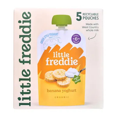 Little Freddie Banana Greek Style Yoghurt Multipack (5x100g)