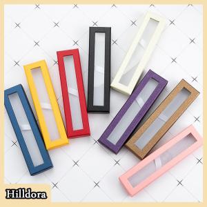 [Hilldora] Pen Box Paper Box Jewelry Gift Pen Box Heaven and Earth Cover Gift Box Stationery Creative School Supplies Pencil Case