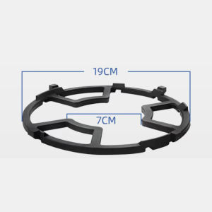 มงกุฏเสริมขากระทะ ขาเตาแก๊ส ที่รองหม้อสำหรับวางภาชนะขนาดเล็ก กันลื่นได้ ใส่ได้ทั้งขากลมและเหลี่ยมสำหรับเตาแก๊สได้ทุกรุ่น