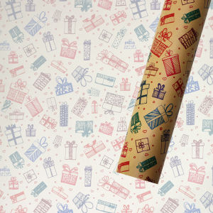 1 Cuộn Giấy Gói Quà Giáng Sinh 50X70Cm Đồ Trang Trí Hình Bông Tuyết Cây Giáng Sinh Cho Gia Đình Tiệc Sinh Nhật Đám Cưới Giấy Thủ Công Tự Làm